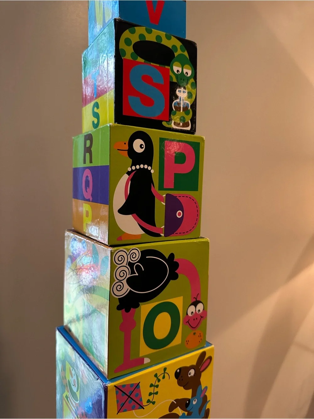 Melissa & Doug • heavyweight board stacking and nesting blocks • 3 feet tall